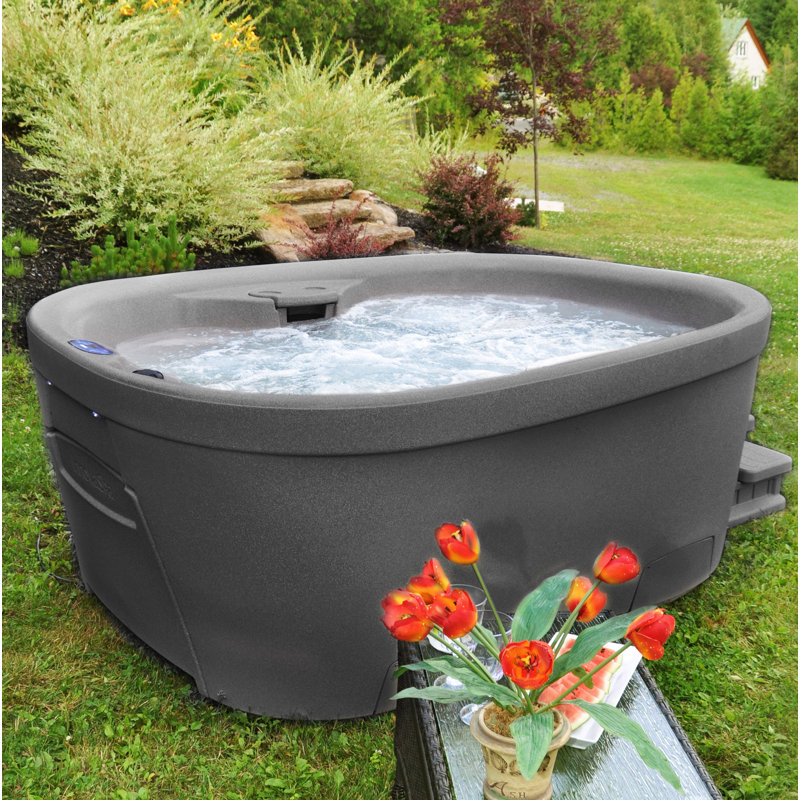 Innovaspa Urbania 6Person 16Jet Plug and Play Hot Tub with Waterfall